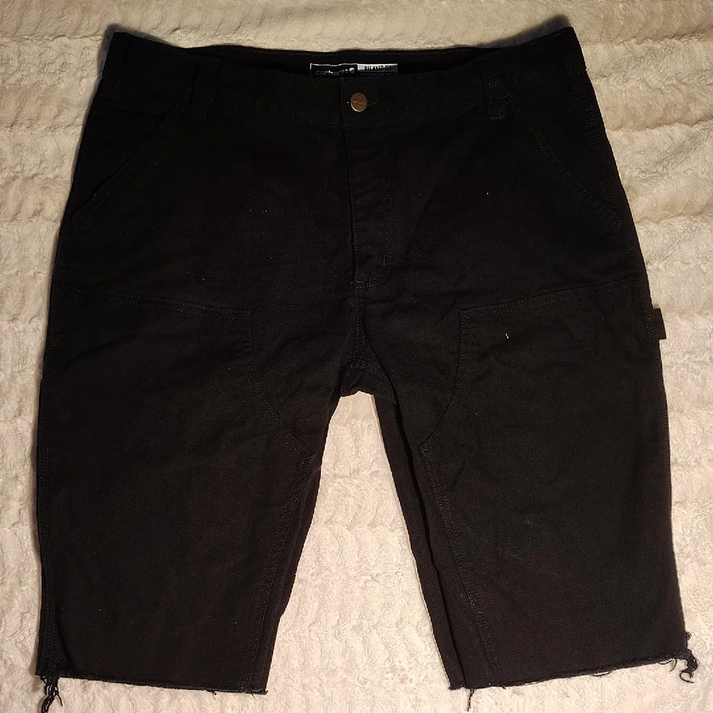 Carhartt Men's Black Cargo Shorts - Picture 1 of 5